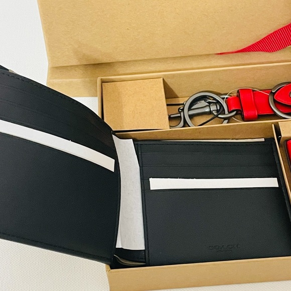 NWT Coach Boxed 3 in 1 Wallet Gift Set in Colorblock Signature Canvas - Picture 3 of 7
